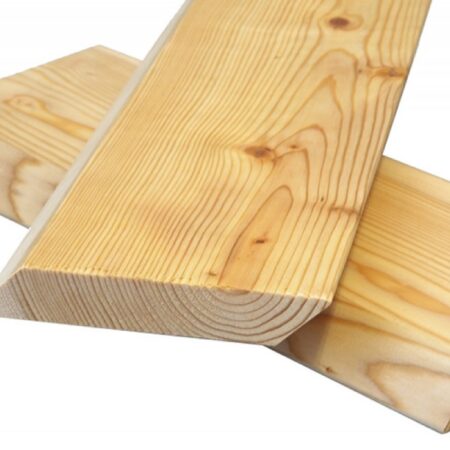 Планкен скошенный лиственница 140(130)/20 сорт АВ  5 шт./упак, 5 метров