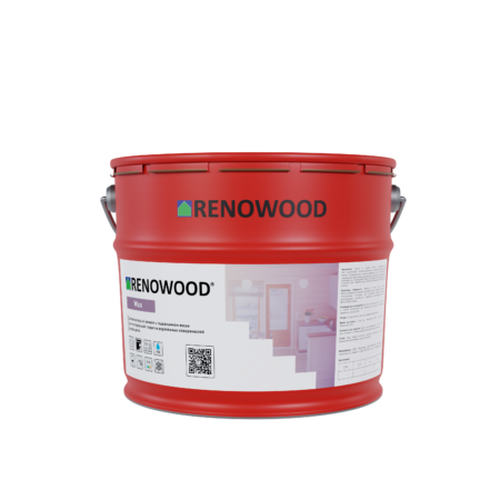 alt="Интерьерный воск Renowood Wax 1 л. — водный состав для лессирующей покраски деревянных стен и потолков"