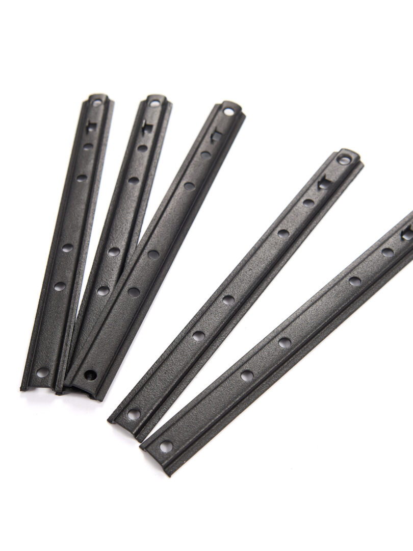 Крепеж для планкена ЛесФикс,цвет ЧЕРНЫЙ, УСИЛЕННЫЙ (СО СТОПОРОМ) 190/17/1мм.(400 шт / уп) — изображение 3