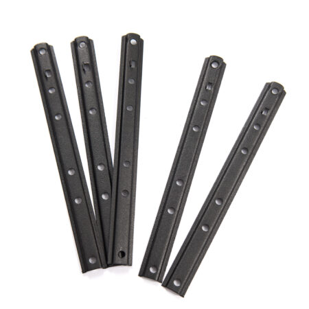 Крепеж для планкена ЛесФикс,цвет ЧЕРНЫЙ, УСИЛЕННЫЙ (СО СТОПОРОМ) 190/17/1мм.(400 шт / уп)