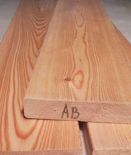 Палубная доска лиственница сорт АВ в Спб