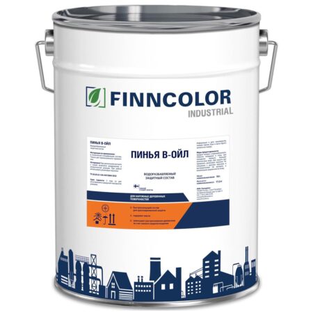Пропитка гидромасло Tikkurila PINJA W-OIL / фасад/забор, матовый