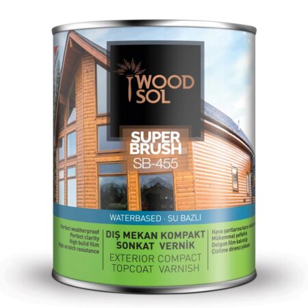 Лак водоразбавляемый Superbrush SB-455 Silk — шелковисто-матовый лак для дерева с защитой от УФ